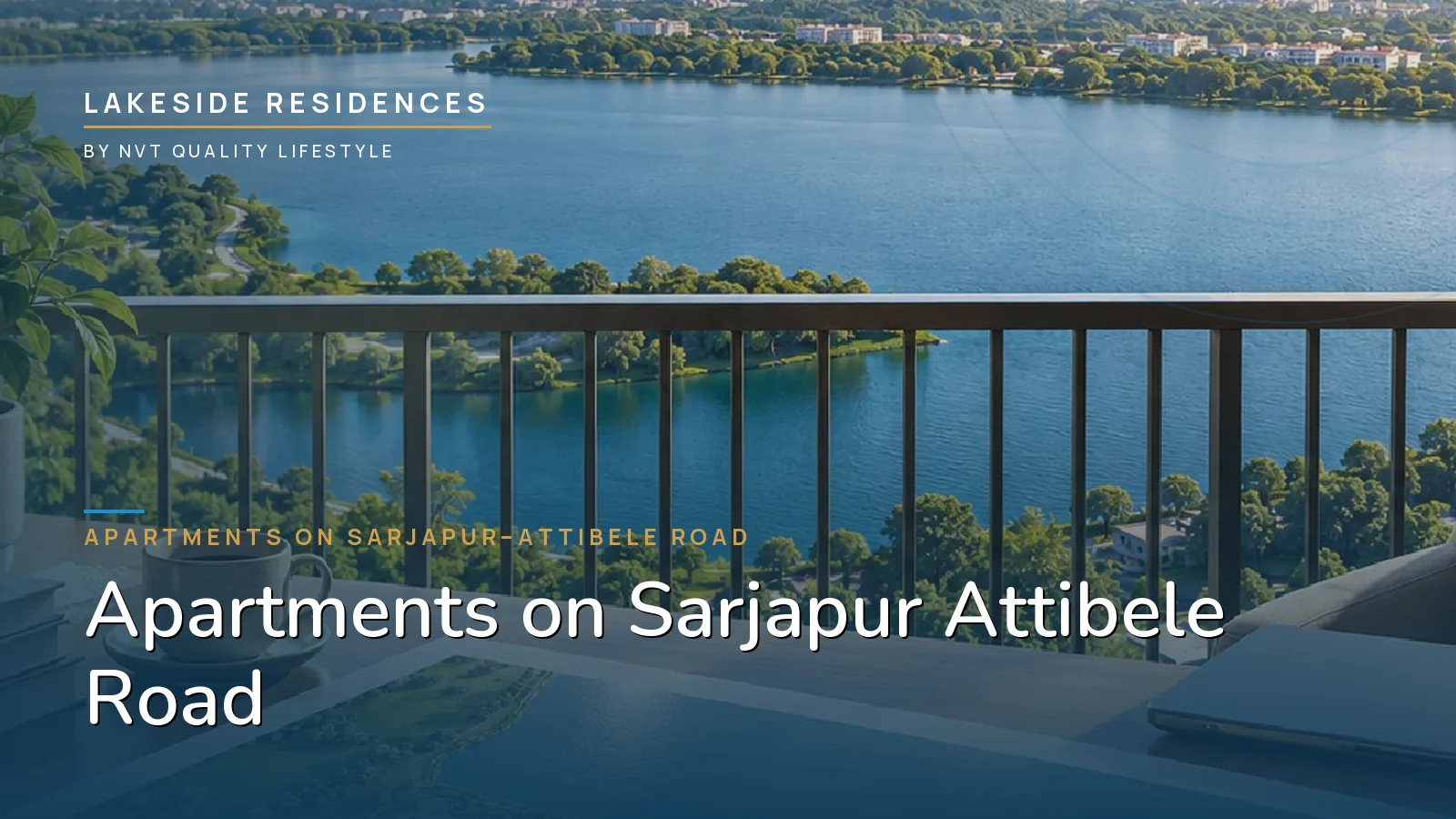 Panoramic view of the 300-acre lake that every home at Lakeside Residences faces