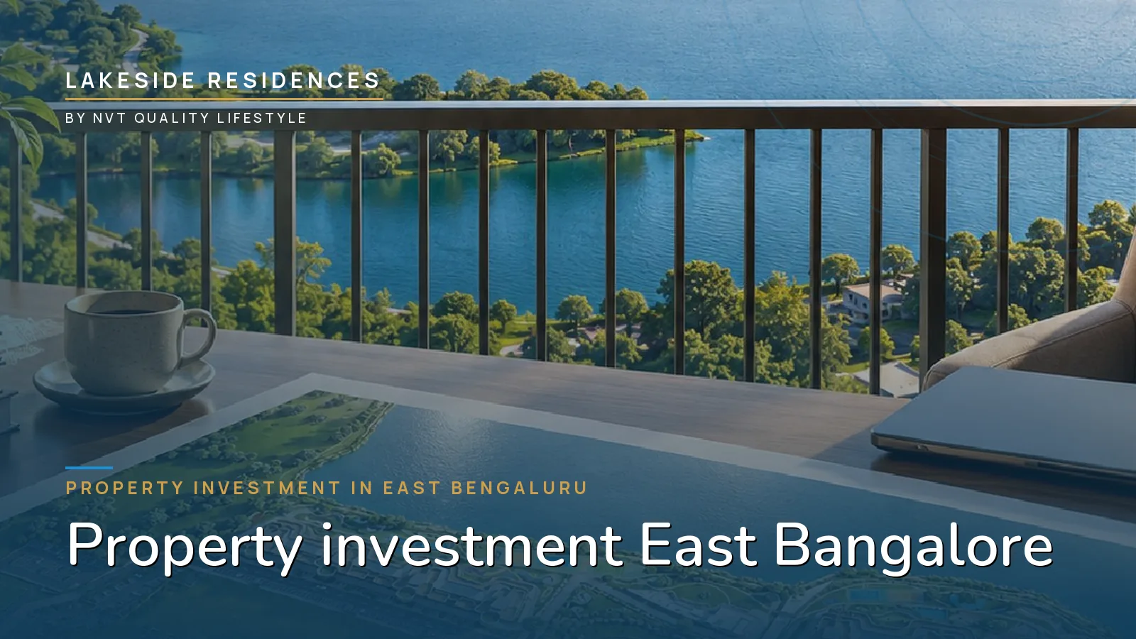 The 300-acre lake at Lakeside Residences seen across the low-rise Sarjapur–Attibele landscape